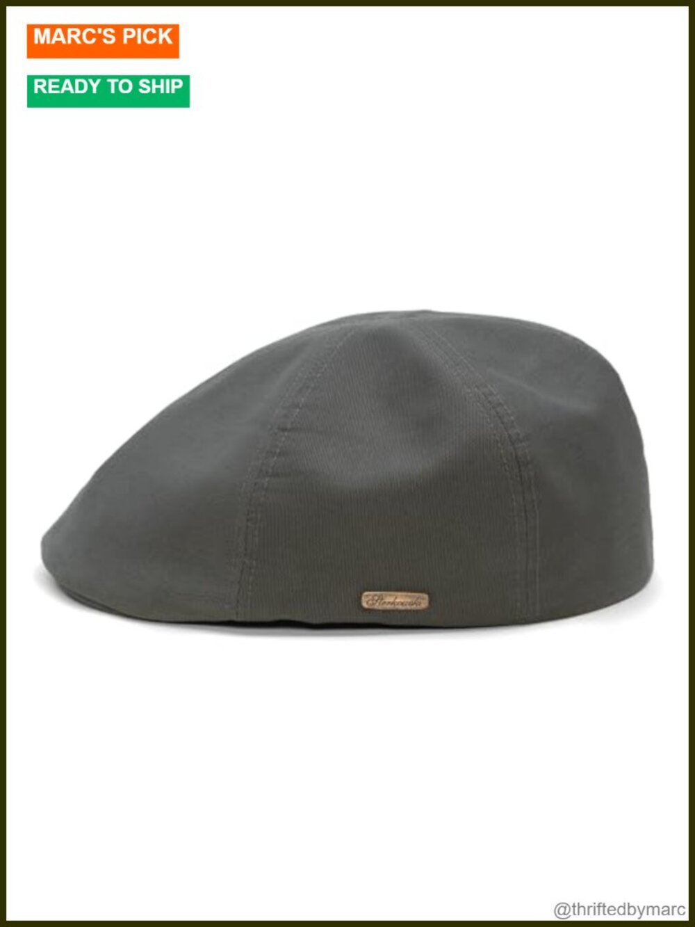 100% Softened Cotton Newsboy Cap - Breathable Flat Cap for Men and Women